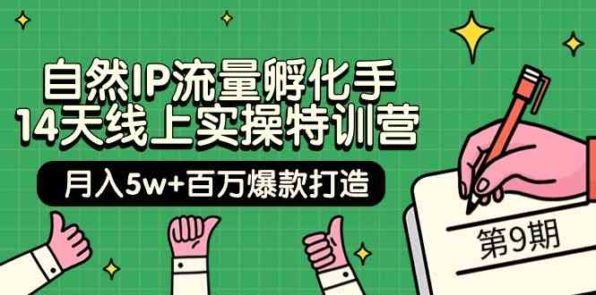 自然IP流量孵化手14天线上实操特训营【第9期】月入5w+百万爆款打造 (74节)7989 作者:福缘创业网 帖子ID:108173