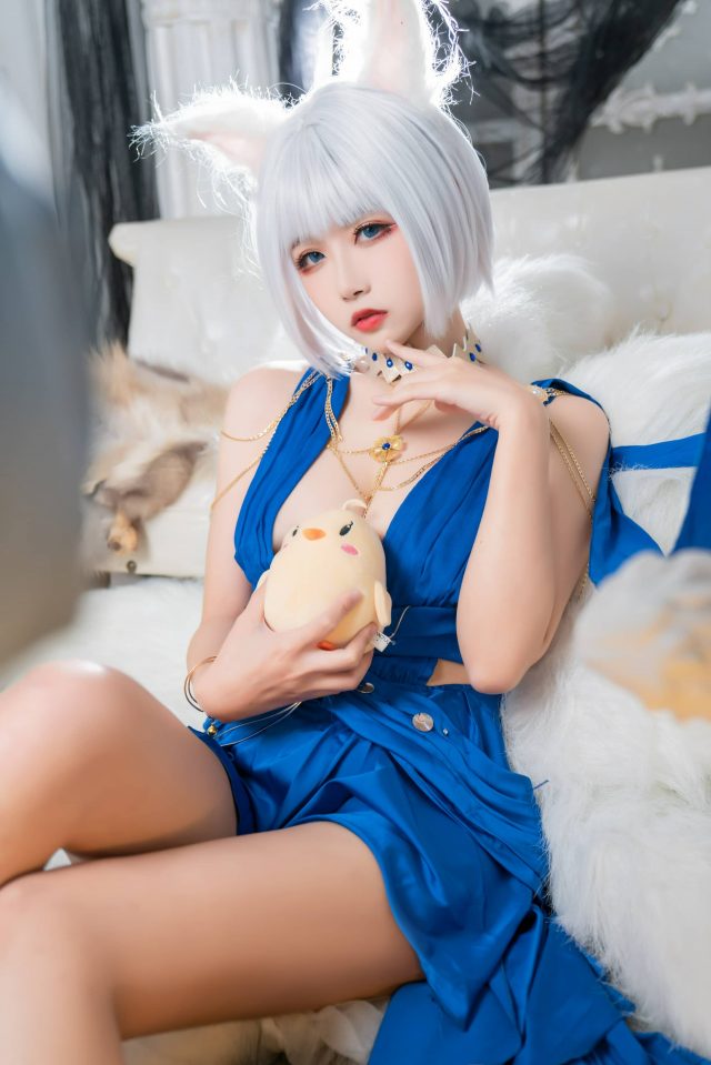 碧蓝航线COSPLAY：瓜希酱与Momoko葵葵化身最美舰娘