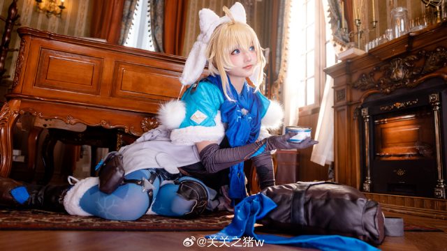 关关之猪w cos《崩坏：星穹铁道》玲可，魅力迷人如极地冰雪