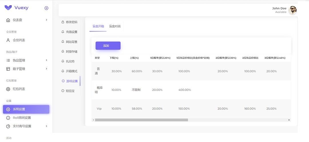 实物盲盒抽奖平台源码，带视频搭建教程【仿CSGO开箱UI】1700 作者:福缘创业网 帖子ID:103257