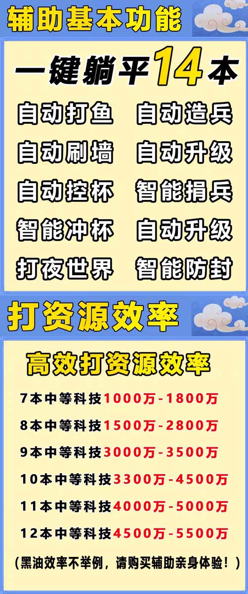 最新coc部落冲突辅助脚本，自动刷墙刷资源捐兵布阵宝石【永久脚本+教程】8967 作者:福缘创业网 帖子ID:100246