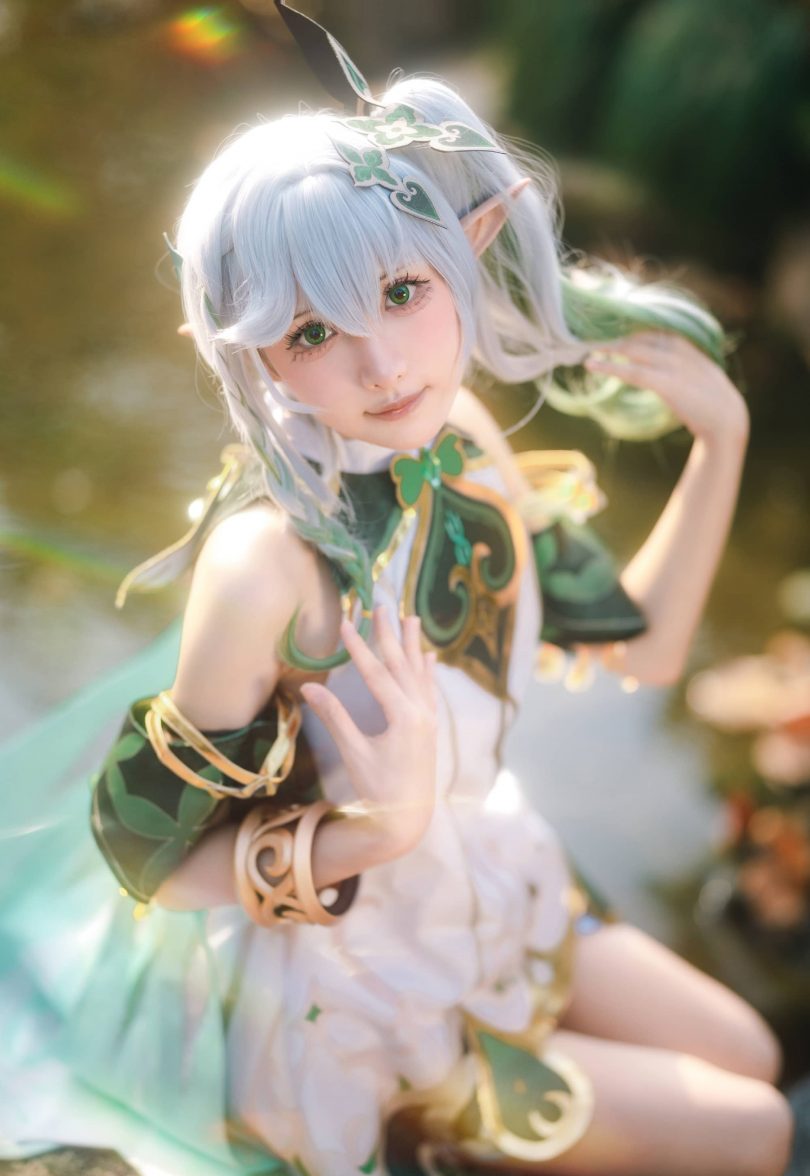 《原神》纳西妲COSPLAY：紫氯氯的精湛技艺让你爱上二次元！