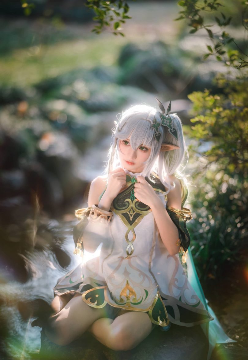 《原神》纳西妲COSPLAY：紫氯氯的精湛技艺让你爱上二次元！